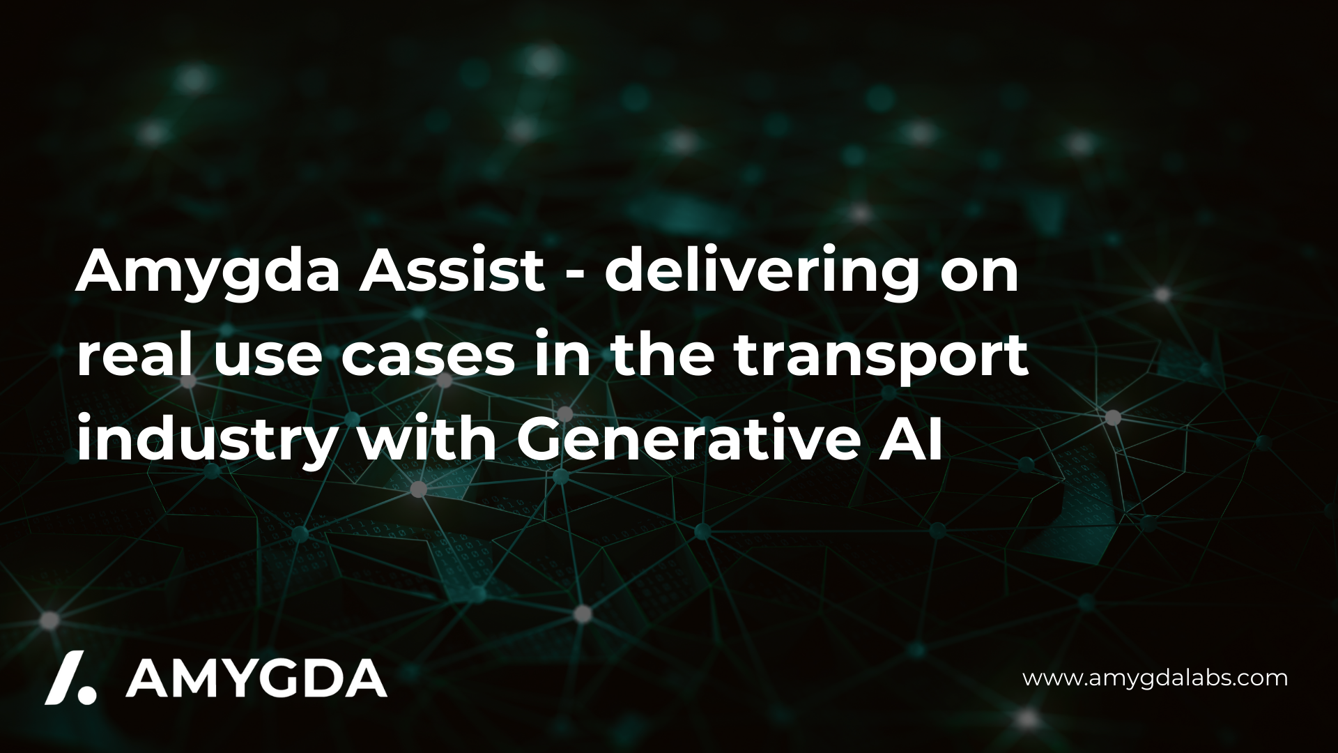 Amygda Assist use cases in the Transport industry